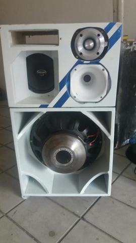 Caixa trio com fone de 15 - Foto 2
