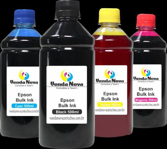 Pack completo contendo quatro frascos de 60 ml para recarga de cartuchos - Foto 4