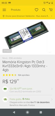 Kit placa mãe memória e processador - Foto 2