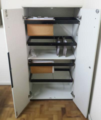 Armário Alto Para Escritório Com 2 Portas - Pasta Suspensa - Foto 4