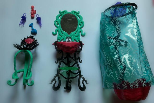 Bonecas Monster high+ Banheiro da Lagoona Blue - Foto 3