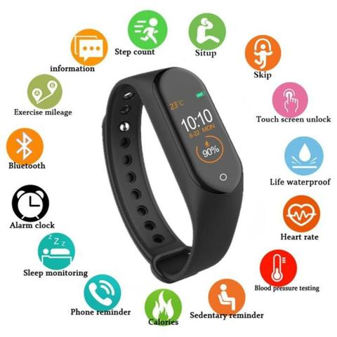 Pulseira inteligente M4