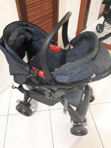 Carrinho e bebê conforto da burigoto