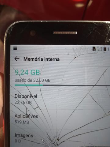 LG K10 ( novo ) com tela trincada mais funcionando - Foto 2