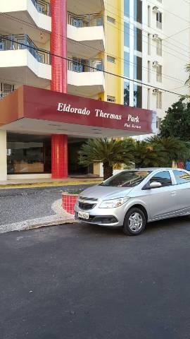 Apt 2qts Eldorado Thermas Park, para até 7 pessoas