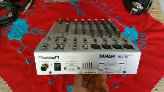 Mesa de som inglesa marca targa 8 canais sem efeitos baixo nivel ruido - Foto 2