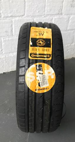 Pneu 205/45R17 84V Continental Run Flat - Pneu Usado _ semi novo