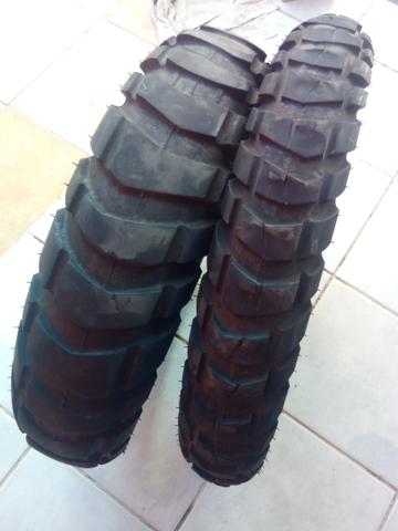 PNEUS 150/70-17 MC e 110/80-19 MC