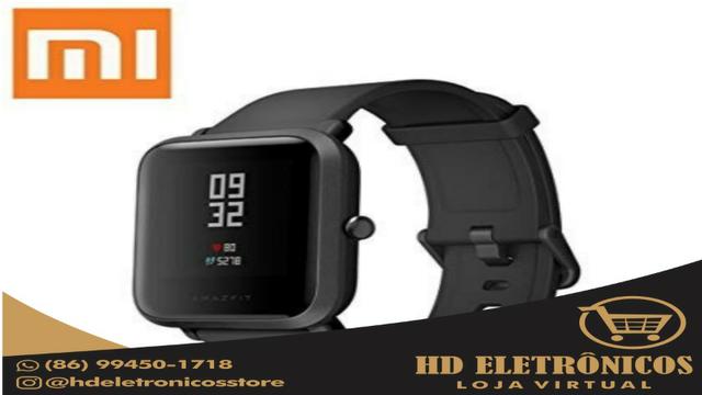 Relógio Smartwatch Xiaomi Amazfit Bip + pulseira reserva + pelicula
