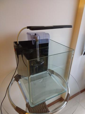 Aquário Rehau Cubo 31litros - Completo (Filtro + Iluminação) - Foto 2