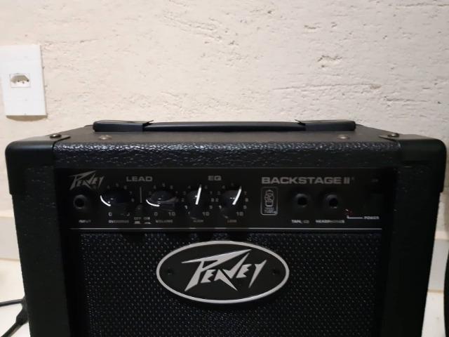 Violão Hofma Folk Elétrico Hmp350 (com Case) E Cubo Peavey - Foto 2