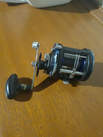 Carretilha para pesca.