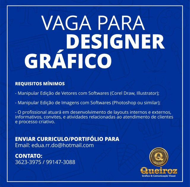 Vaga para desing