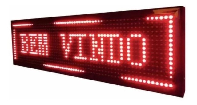 Painel De Led Letreiro Wifi (100x20cm) - Foto 3