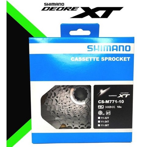 Cassete CS-M771 Deore XT, 10V 11-36 dentes