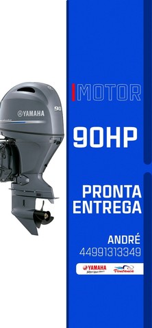 Motor de popa Yamaha f90 a pronta entrega