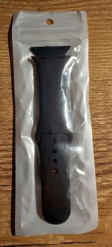 Pulseira silicone borracha preta