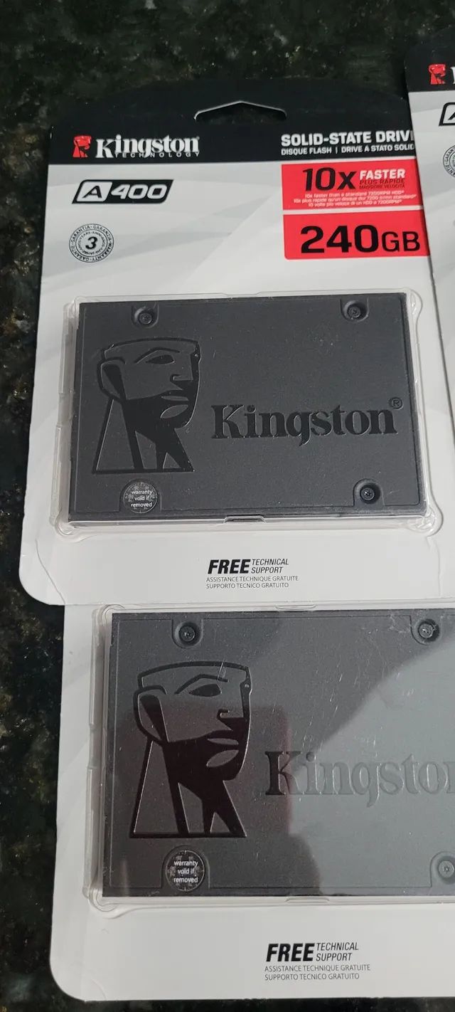 SSD 240GB Kingston A400S 4unidades