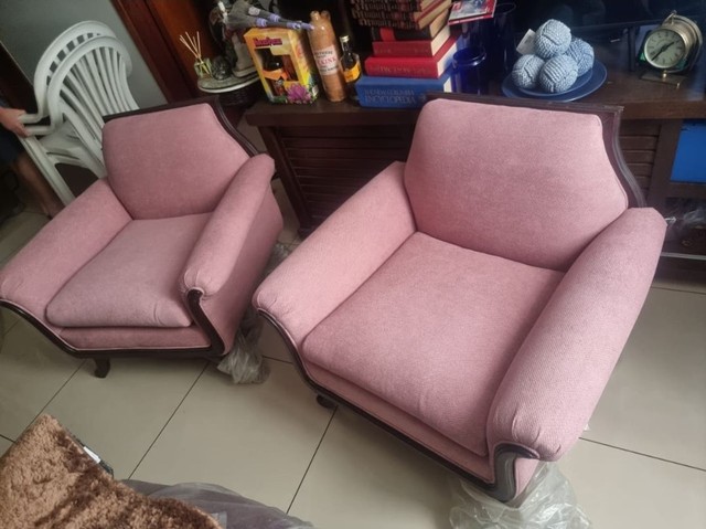 Antigo Conjunto de Poltronas Estilo Inglês Regence  Luiz XV - Foto 2