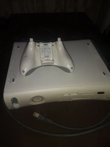 CONSOLE XBOX 360 FAT BRANCO DESTRAVADO USADO - TLGAMES