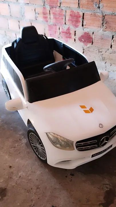 Carro Elétrico Infantil Mercedes Benz - Branco - Foto 2
