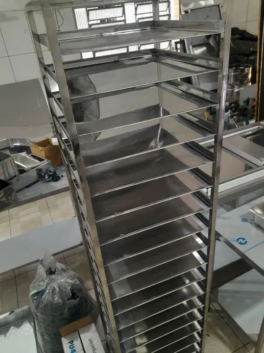 Estante Esqueleto Inox Assadeiras - Foto 5