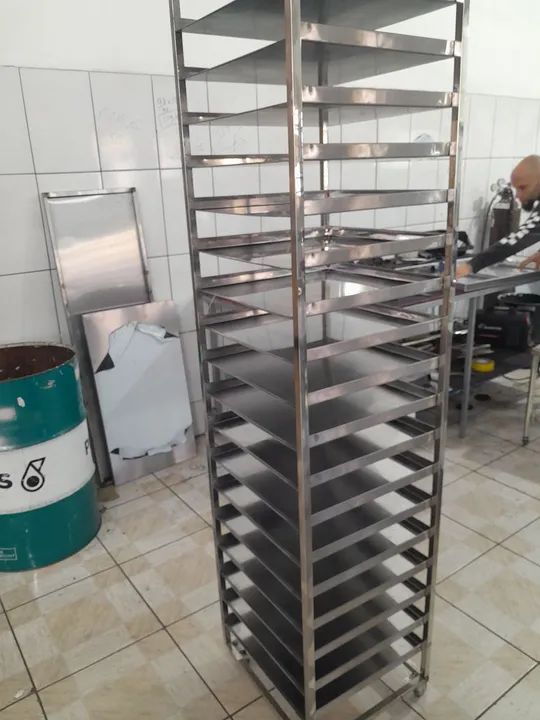 Estante Esqueleto Inox Assadeiras - Foto 2
