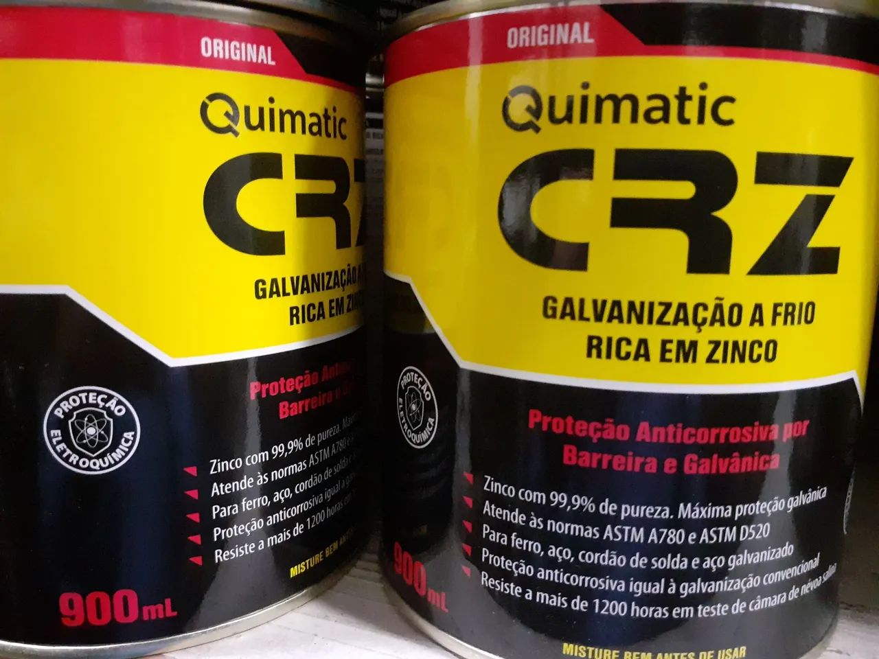 Quimatic CRZ - Galvanização a Frio Rica em Zinco 900 ml - Foto 2