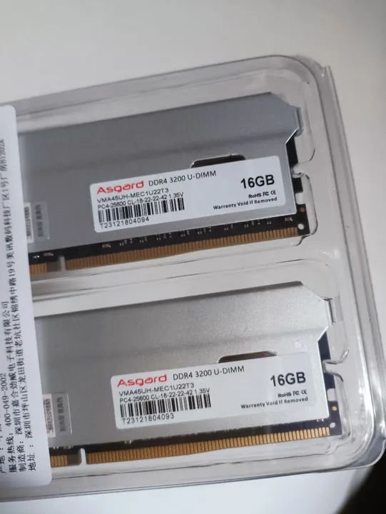 32gb Ram DDR4 Asgard 3200hz - Foto 2