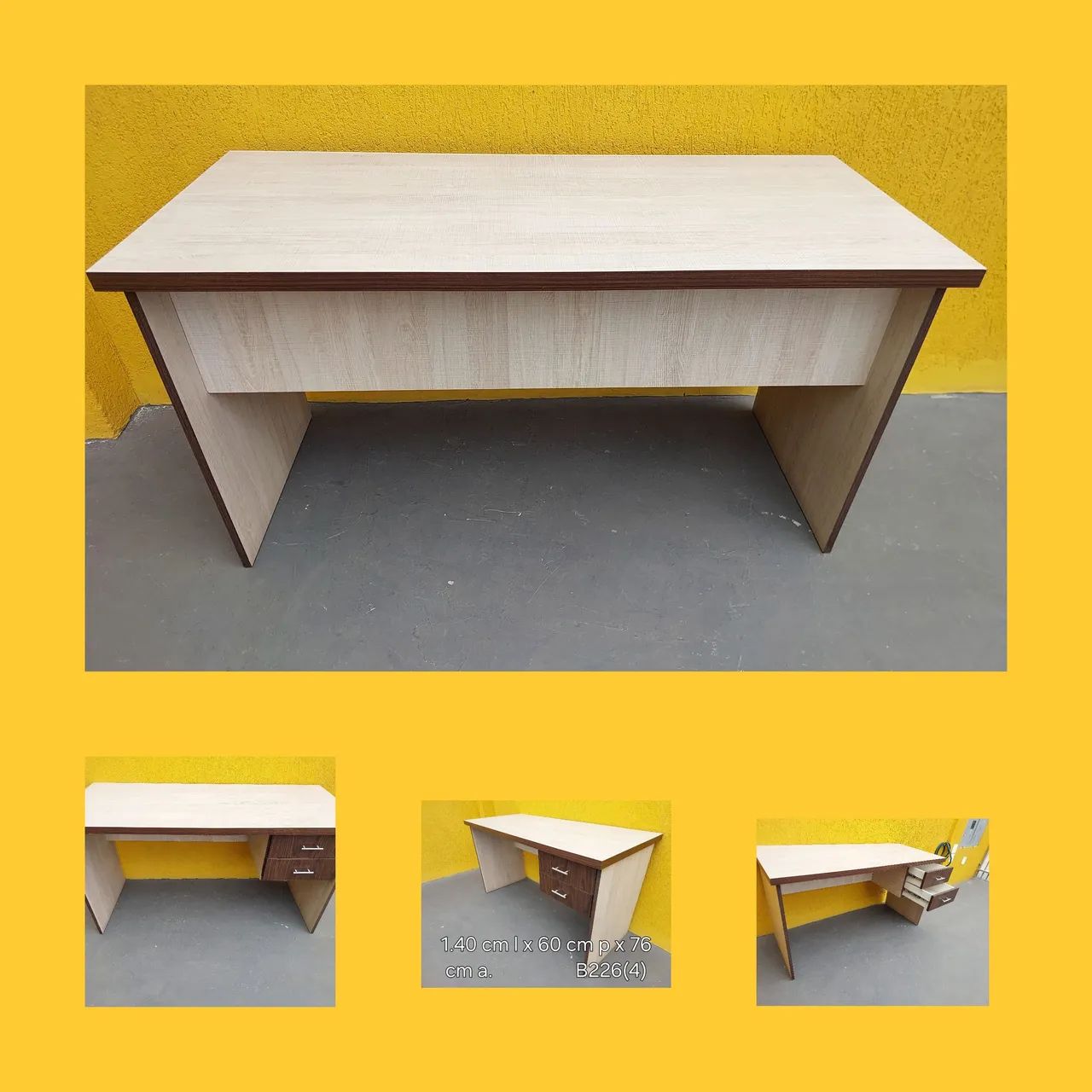 Mesa escritorio mdf 1.40 X 60