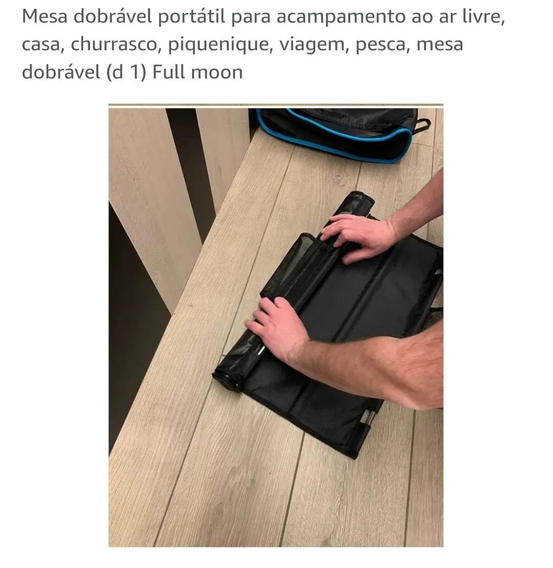 Mesa dobrável portátil para acampamento - Foto 4