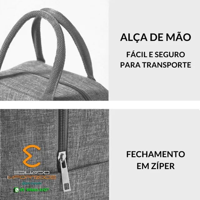 Bolsa Portátil Com Isolamento Térmico - Foto 3