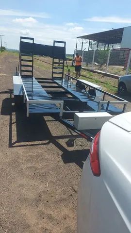 Carretinha de Reboque Modelo PRANCHA - Foto 3