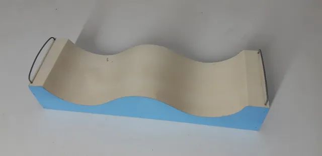 Halfpipe duplo para skate de dedo (pista de fingerboard) antiguidade coleção - Foto 3