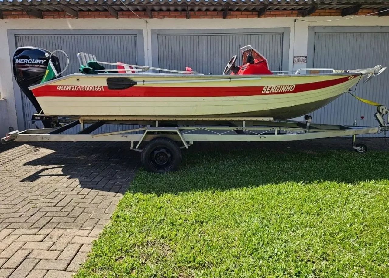 Lancha Marajó Levefort + Motor Mercury 60 HP + Reboque Rodoviário  - Foto 7