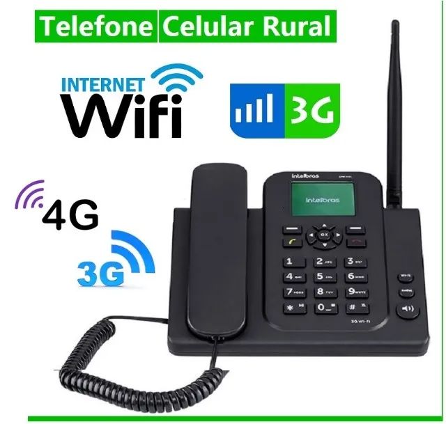 Celular Rural Longo Alcance  com Internet 3G e  4G