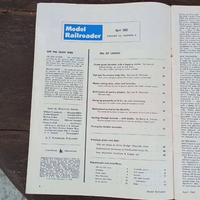 3 Revistas Model Railroader sobre ferromodelismo em inglês - Foto 2