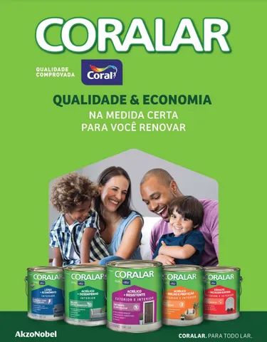 Tinta Coral Coralar + Desempenho Acrilico 18L - Foto 4