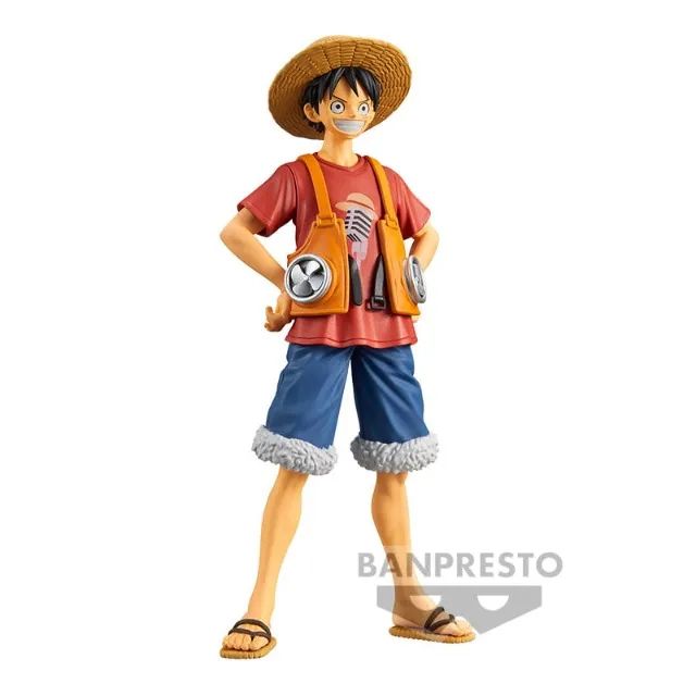 Boneco Action Figure One Piece Film Red Monkey D. Luffy DXF The Grandline Men Banpresto - Foto 5