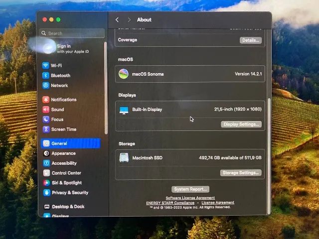 iMac Quad-Core Borda Fina com SSD e macOS Sonoma Aceito Trocas - Foto 5