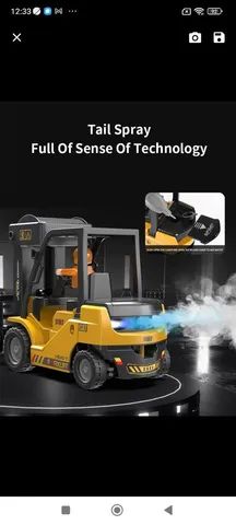 Empilhadeira BobTruck, totalmente funcional, excelente para crianças - Foto 2