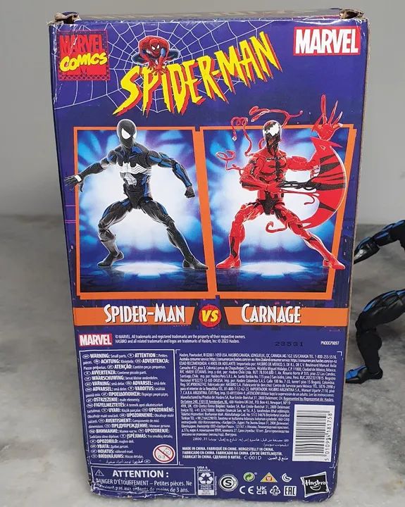 マーベルレジェンド SPIDER-MAN vs CARNAGE フィギュアセット Dual pack Spiderman vs Carnage novo bootleg marvel legends VHS