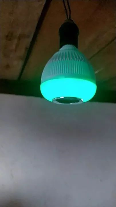 lampada bluetooth de led caixa de som  crs-2225 caerus - Foto 4