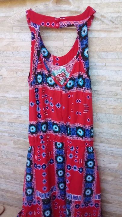 Vestido M longo estampado  - Foto 5
