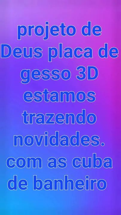 Projeto de Deus placa de gesso 3d  - Foto 5