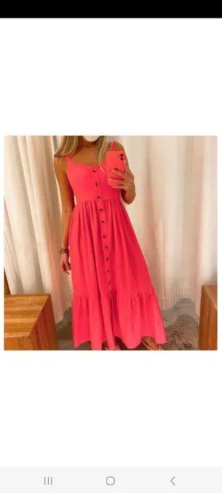 Vestido rosa pink midi - Foto 2