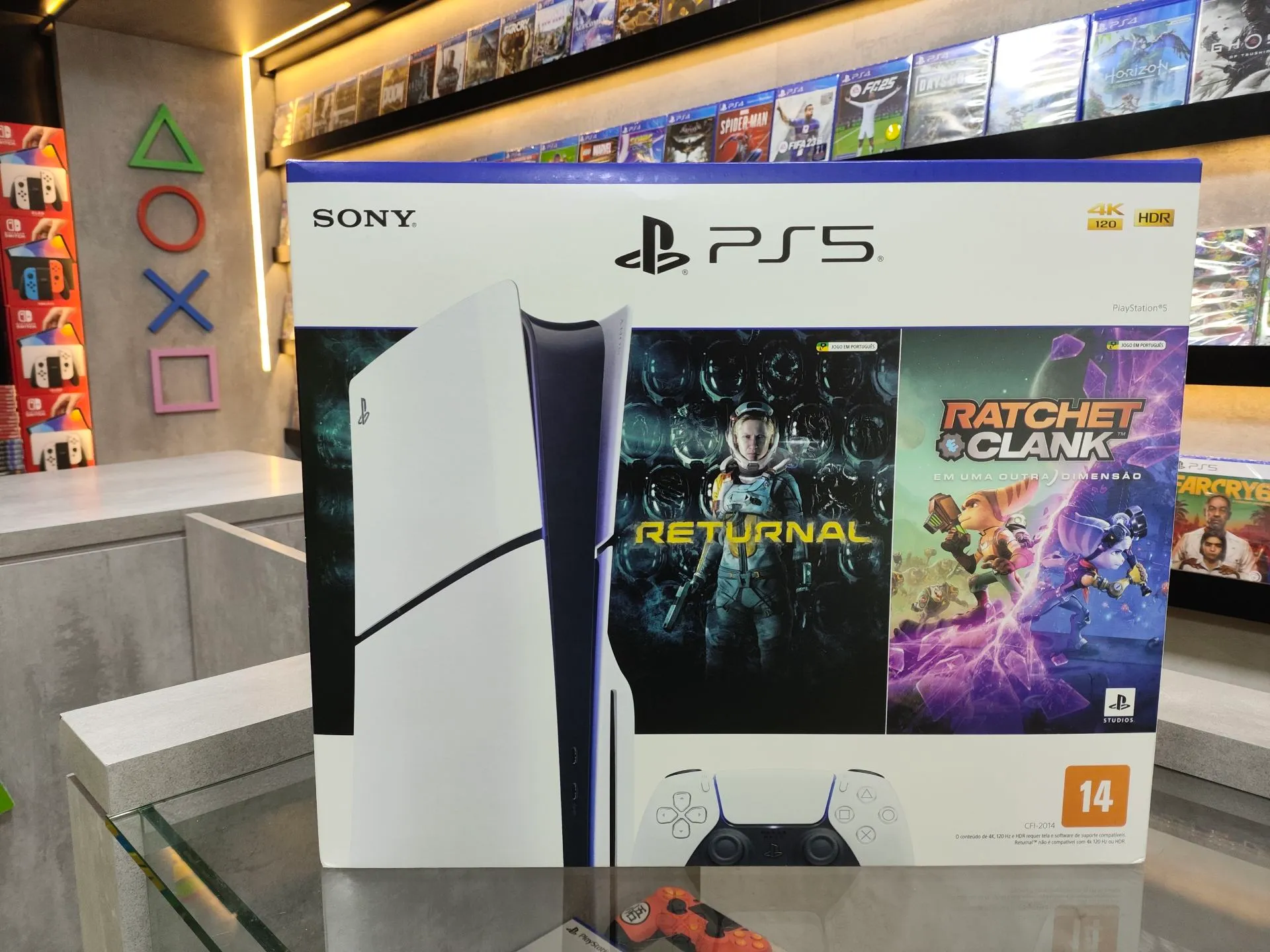 Playstation 5 Slim Novo Mídia Física 2 Jogos Loja Física em Curitiba desde 1997