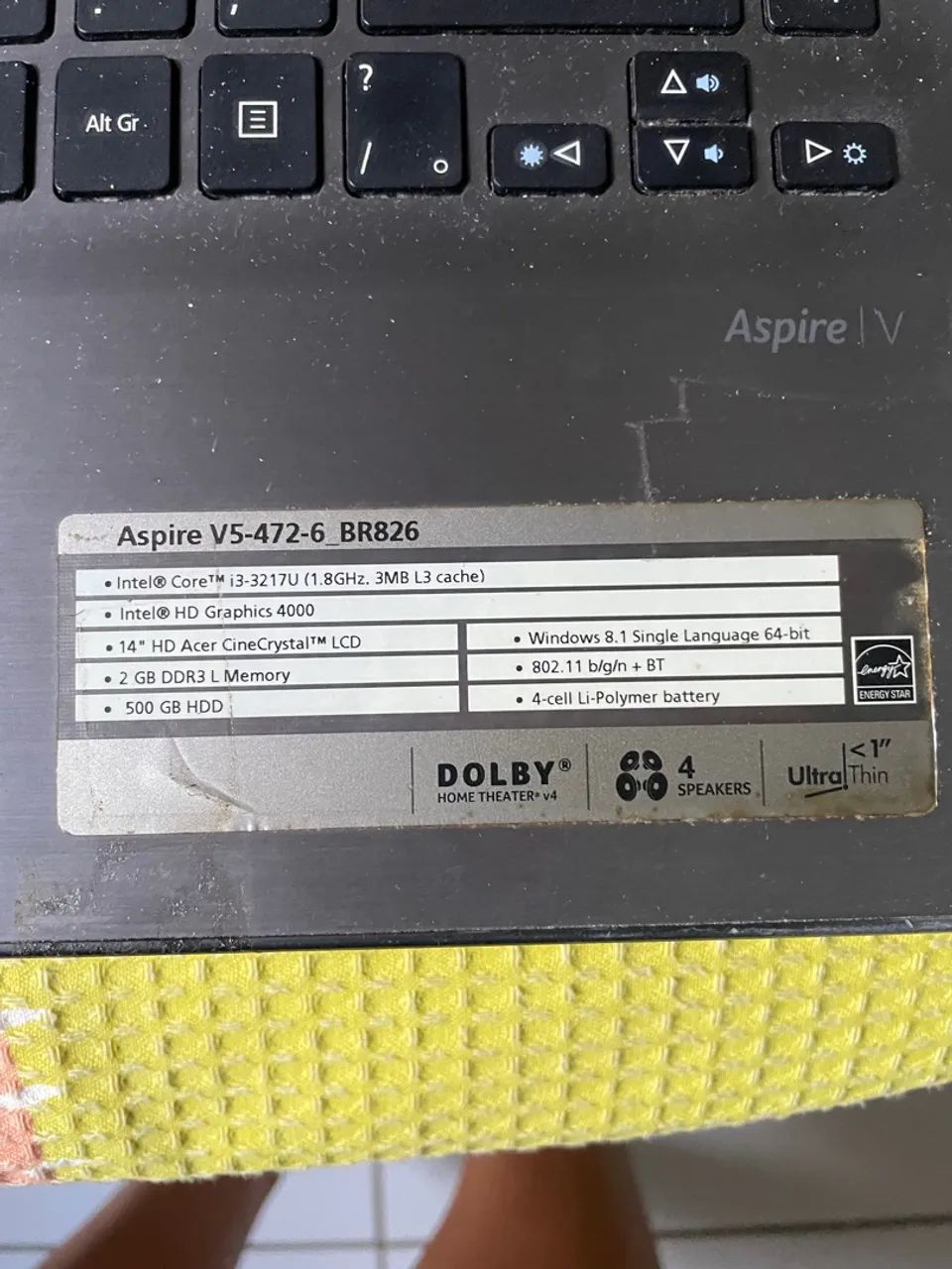 Notebook Acer Aspire 