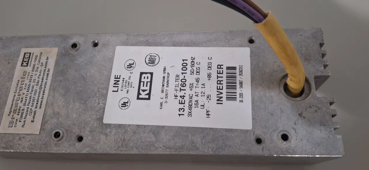 Filtro hf para inversor de frequência keb f4. - Foto 5
