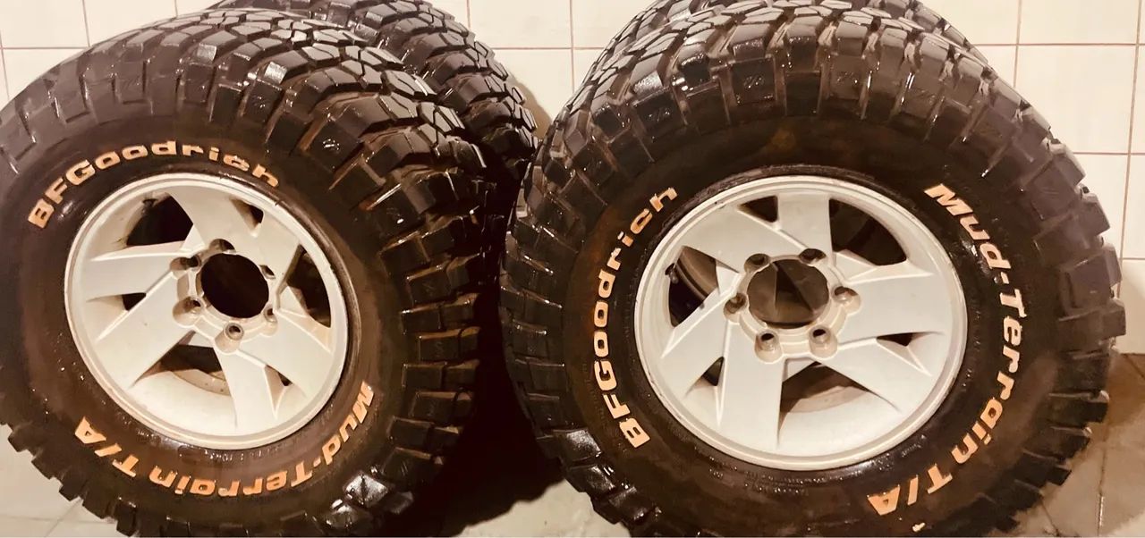 Troller 5 rodas sem pneus aro 15 Pajeiro full Pajeiro Sport 